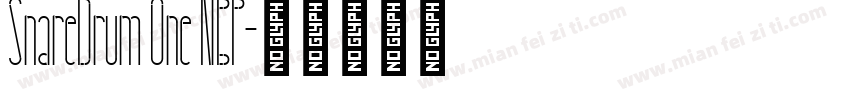 SnareDrum One NBP字体转换